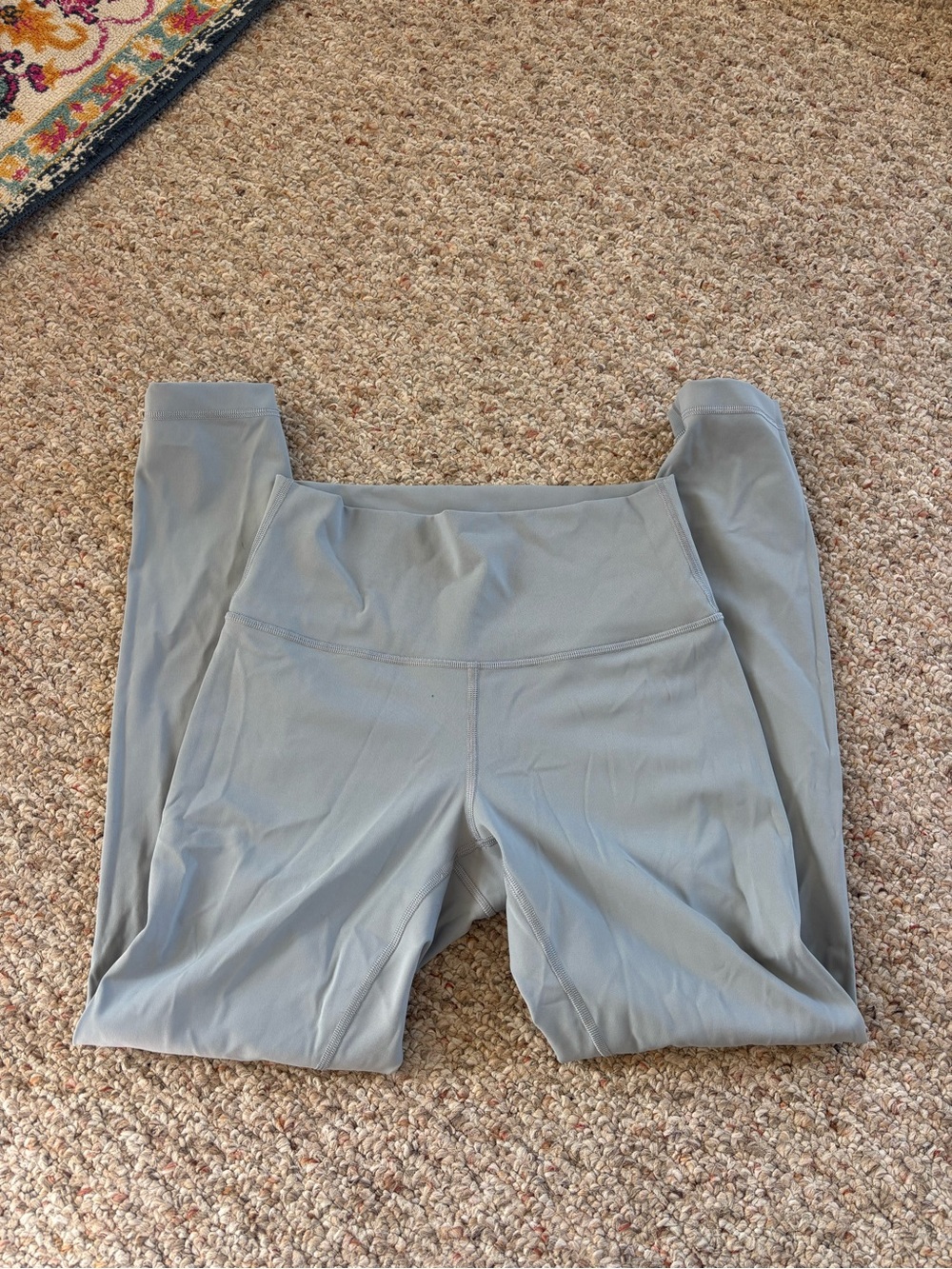 lululemon athletica light blue leggings